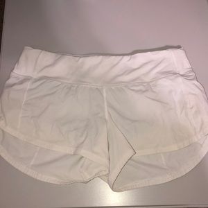 Lululemon white shorts
